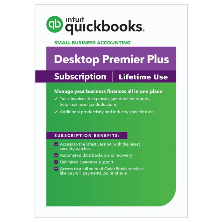 QuickBooks Desktop Premiere Plus 2023 Lifetime License